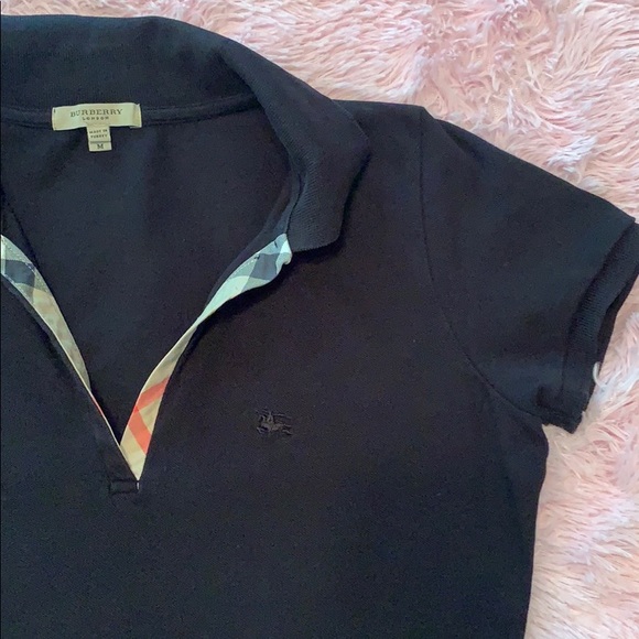 Black polo Burberry brand. No signs of wear. - Picture 3 of 6